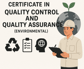 Online Course Certificate in Quality Control and Quality Assurance ( Environmental)