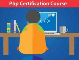 Online Course Certificate in PHP, Certificate in Software Development using PHP